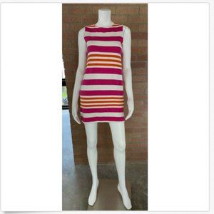 ZARA KNIT SLEEVELESS SHIFT DRESS MOD DRESS